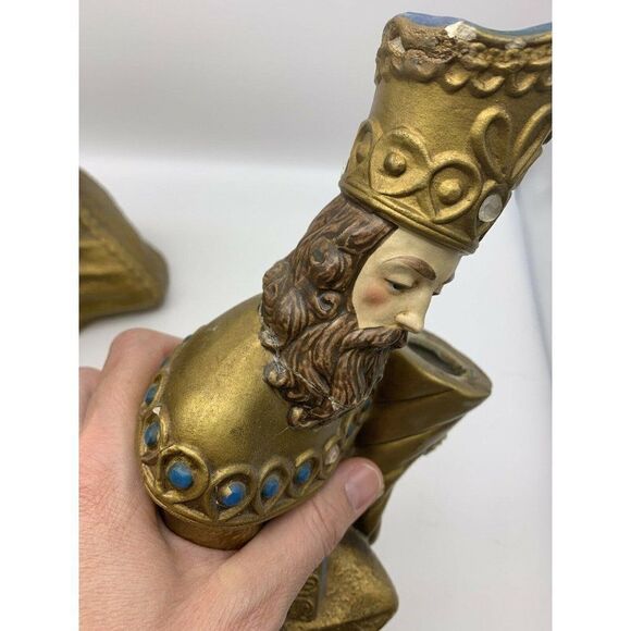 Vintage Kurt S Adler Candlestick Holders Nativity - Picture 9 of 11